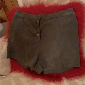 Abercrombie and Fitch Faux Suede Shorts